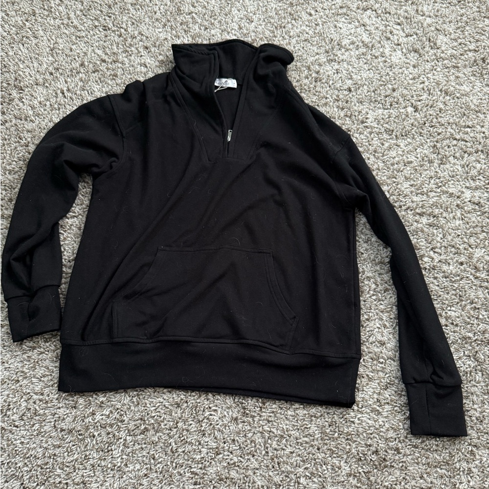 Black Half-Zip women’s Sweater